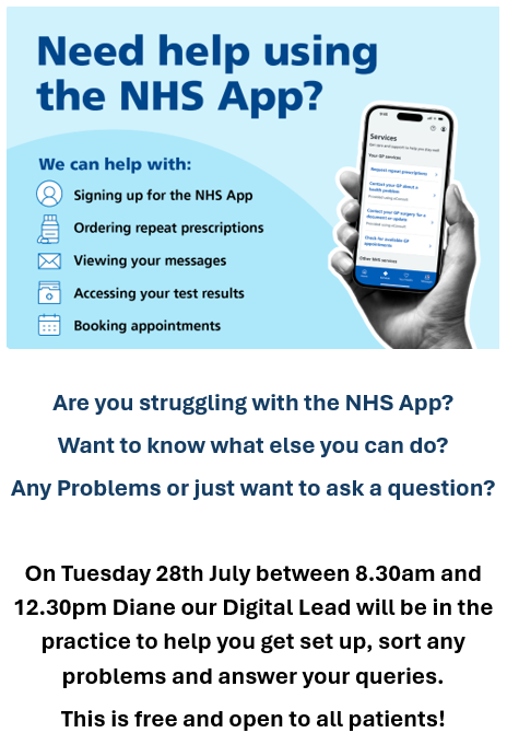 Need help using the nhs app?